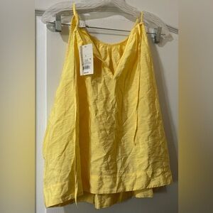 A new day. Yellow Women's Top